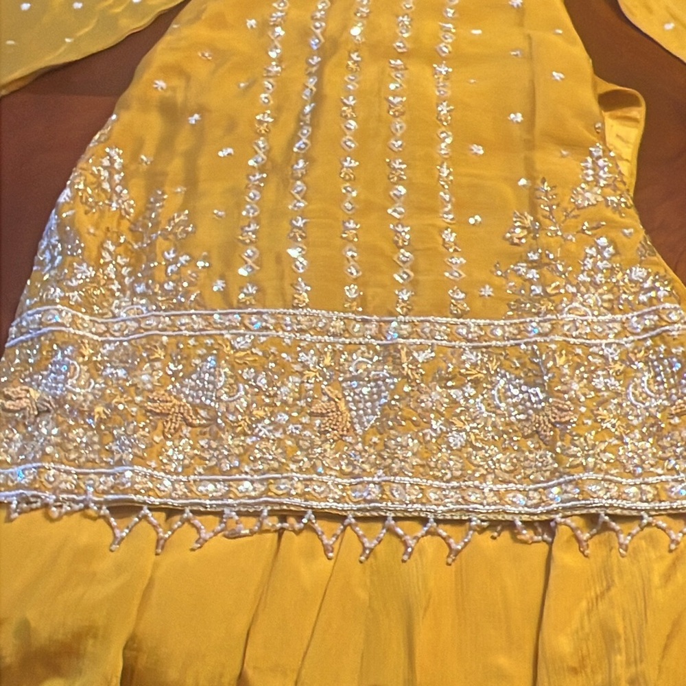Yellow 💛Indian palazzo set